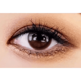 LensTown Unisome Choco — single-eye close-up showing the contact lens appearance