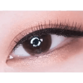 LensTown Unisome Choco — single-eye close-up showing the contact lens appearance