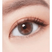 LensTown Unisome Gray — single-eye close-up showing the contact lens appearance