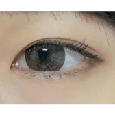 LensTown Vocati Brown — single-eye close-up showing the contact lens appearance