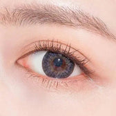 LensTown Vocati Gray — single-eye close-up showing the contact lens appearance