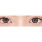 LensTown Vocati Gray — both eyes wearing the contact lenses