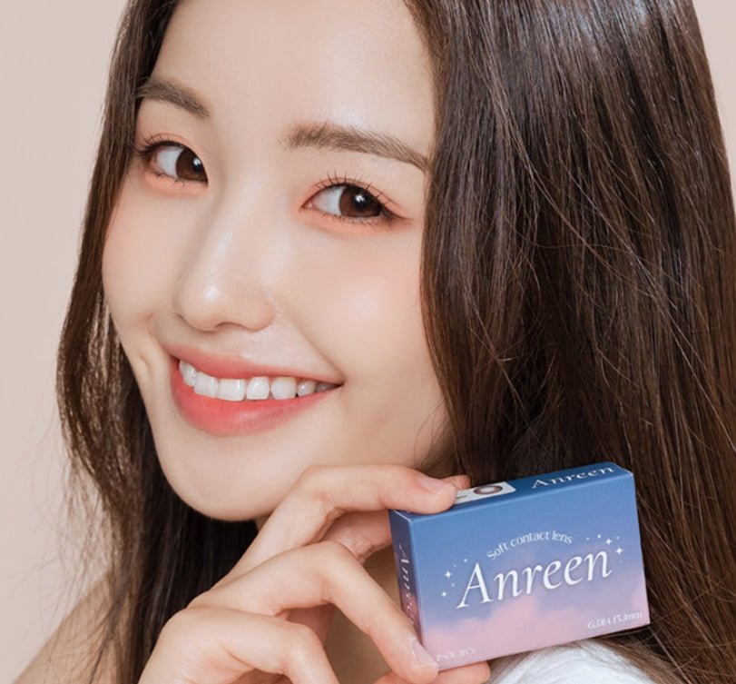 LensVery Anreen Brown Choco colored contact lens, 13.1mm graphic diameter, Monthly wear