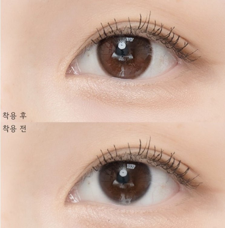 LensVery Anreen Brown Choco colored contact lens, 13.1mm graphic diameter, Monthly wear