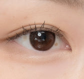 LensVery Anreen Brown Choco colored contact lens, 13.1mm graphic diameter, Monthly wear