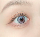 LensVery Blurry Powder Pink colored contact lens, 13.3mm graphic diameter, Monthly wear