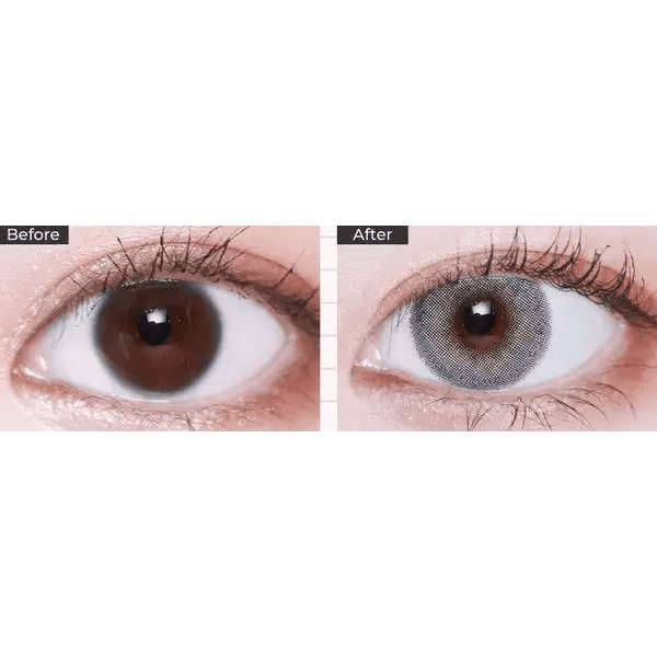 LensVery Silhouette1 Gray — contact lens appearance comparison