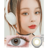 LensVery Silhouette1 Gray — model portrait showing the contact lens look