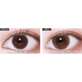 LensVery Sydney Brown (10p) — contact lens appearance comparison