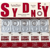 LensVery Sydney Brown (10p) — contact lens packaging