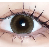 LensVery Sydney Brown (10p) — single-eye close-up showing the contact lens appearance