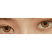 LensVery Venti Ann Brown — both eyes wearing the contact lenses