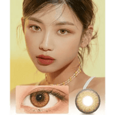 LensVery Venti Ann Brown — model portrait showing the contact lens look