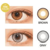 LensVery Venti Ann Brown — contact lens appearance comparison