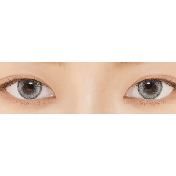 LensVery Venti Ann Gray — both eyes wearing the contact lenses
