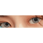 LensVery Venti Ann Gray — both eyes wearing the contact lenses