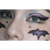 LensVery VeryTok Capri Blue — model portrait showing the contact lens look