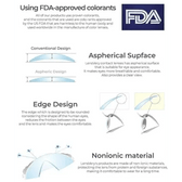 LensVery VeryTok Urban Gray — contact lens product information graphic