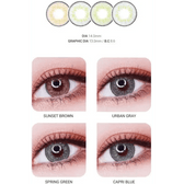 LensVery VeryTok Urban Gray — contact lens appearance comparison