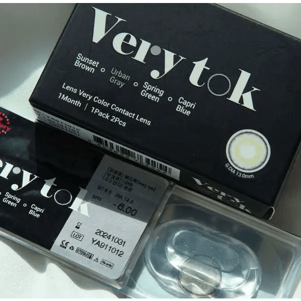 LensVery VeryTok Urban Gray — contact lens packaging