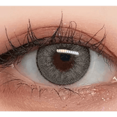 LensVery VeryTok Urban Gray — single-eye close-up showing the contact lens appearance