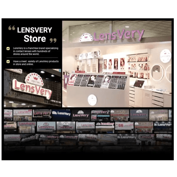 LensVery Wish Ring 1Day Olive Green (10p) colored contact lens, 13.1mm graphic diameter, Daily wear