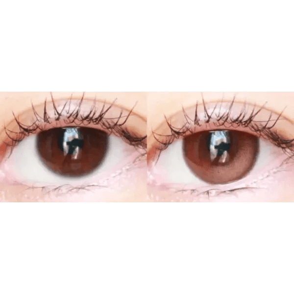 LensVery Wish Ring Beige colored contact lens, 13.1mm graphic diameter, Monthly wear