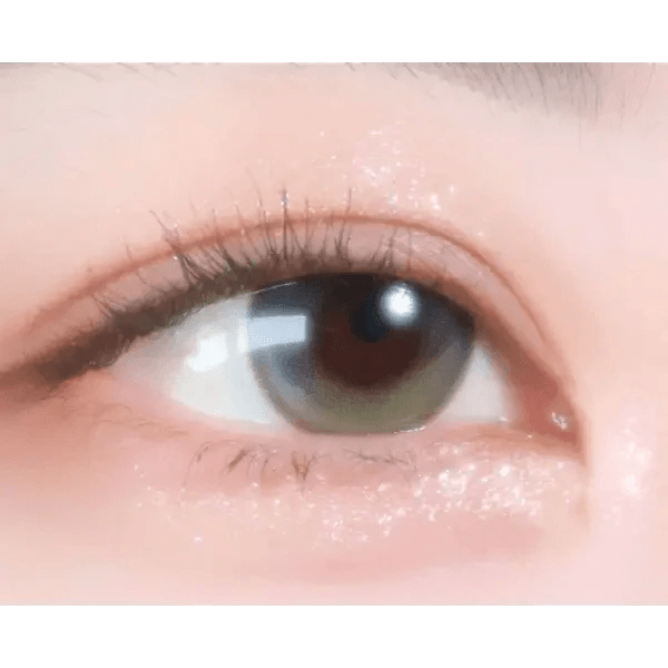 LensVery Wish Ring Olive Green colored contact lens, 13.1mm graphic diameter, Monthly wear