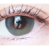 LensVery Wish Ring Olive Green colored contact lens, 13.1mm graphic diameter, Monthly wear