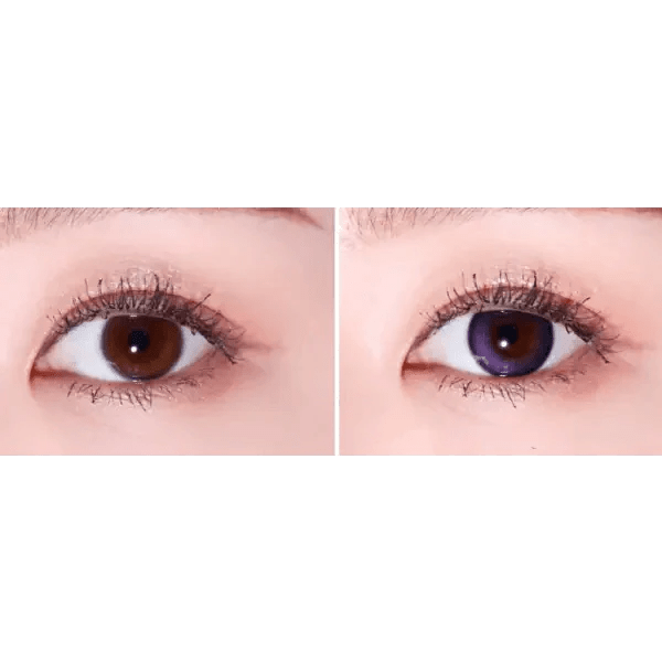 LensVery Wish Ring Violet colored contact lens, 13.1mm graphic diameter, Monthly wear