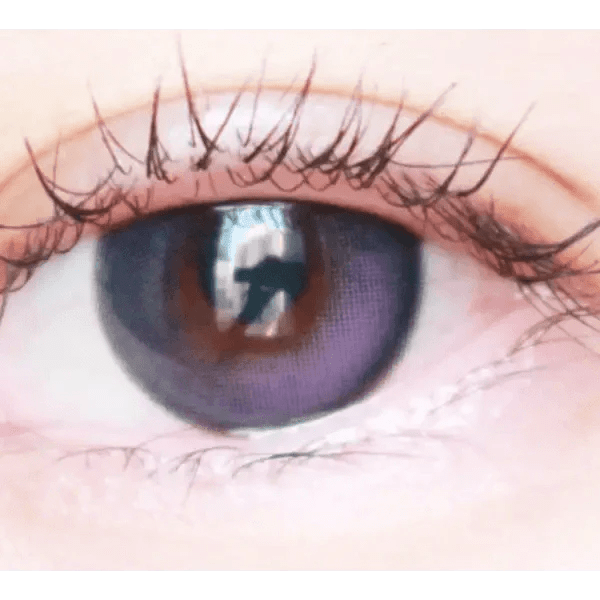 LensVery Wish Ring Violet colored contact lens, 13.1mm graphic diameter, Monthly wear