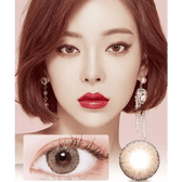 LensVery Wonder Eye Circle Brown — model portrait showing the contact lens look