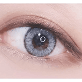 LensVery Wonder Eye Circle Gray — single-eye close-up showing the contact lens appearance
