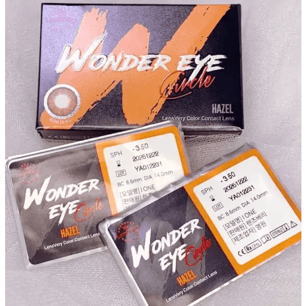LensVery Wonder Eye Circle Hazel — contact lens packaging