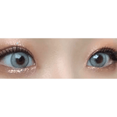LensVery Wonder Eye Deep Gray — both eyes wearing the contact lenses