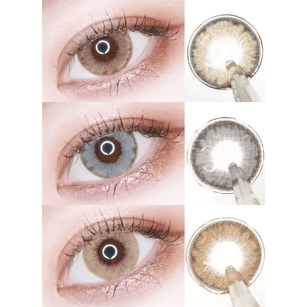 LensVery Wonder Eye Gray (10p) — contact lens packaging