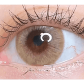 LensVery Wonder Eye Hazel (10p) — single-eye close-up showing the contact lens appearance