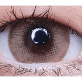 LensVery Wonder Eye Hazel (10p) — single-eye close-up showing the contact lens appearance