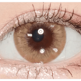 LensVery Wonder Eye Hazel (10p) — single-eye close-up showing the contact lens appearance