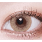 LensVery Wonder Eye Hazel (10p) — single-eye close-up showing the contact lens appearance