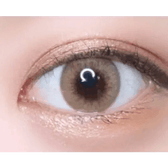 LensVery Wonder Eye Hazel — single-eye close-up showing the contact lens appearance