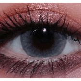 LensVery Wonder Eye Light Gray — single-eye close-up showing the contact lens appearance