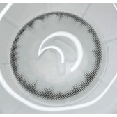 LensVery Wonder Eye Light Gray — close-up of the contact lens design