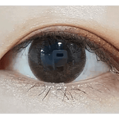 LensTown Lighly Classic Brown (20p) — single-eye close-up showing the contact lens appearance