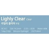 LensTown Lighly Clear 1day (30p) — contact lens product information graphic