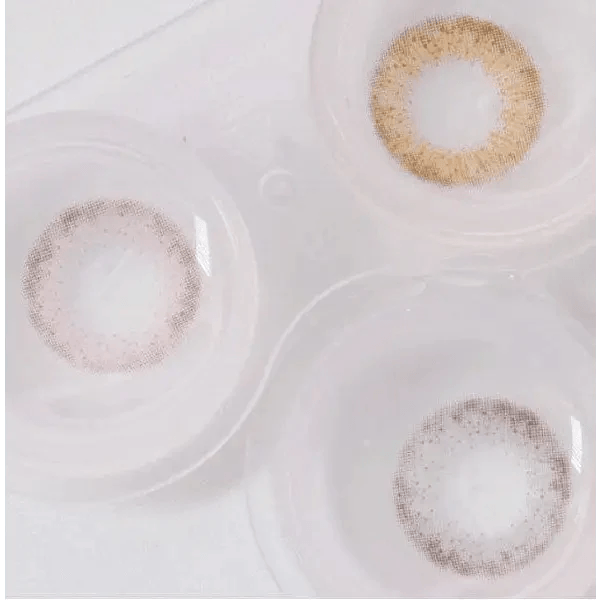 LensTown Lighly Lily Brown (20p) — contact lens product information graphic