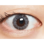 LensTown Lighly Lily Marry Gray (20p) — single-eye close-up showing the contact lens appearance