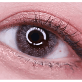 LensTown Lighly Lily Pink (20p) — single-eye close-up showing the contact lens appearance