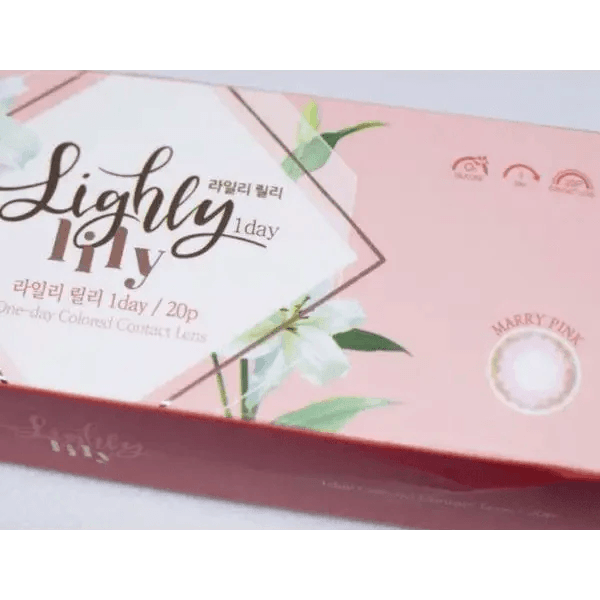 LensTown Lighly Lily Pink (20p) — contact lens packaging