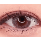 LensTown Lighly Lily Pink (20p) — single-eye close-up showing the contact lens appearance